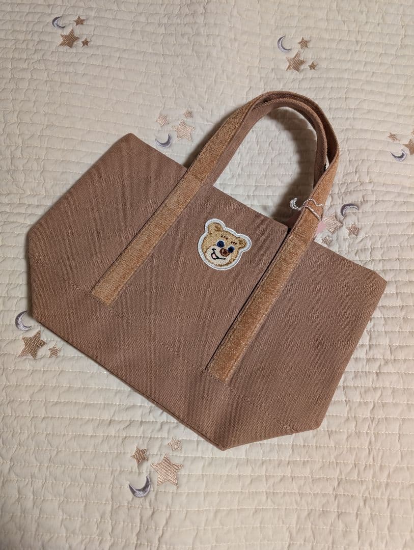 【新品】フェイラー　オールドテディ　ワッペントートバッグ ベージュ　小