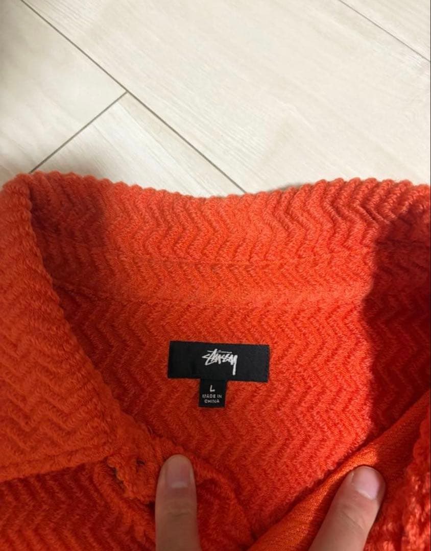 STUSSY TexturedWoolCPOLS Shirt ウールシャツ