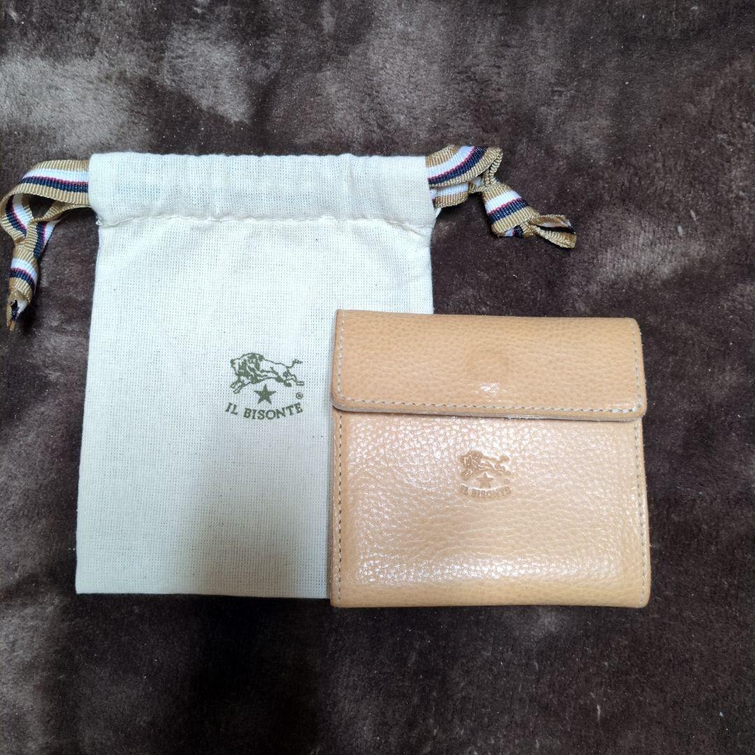 IL BISONTE 二つ折り財布 ヌメ革