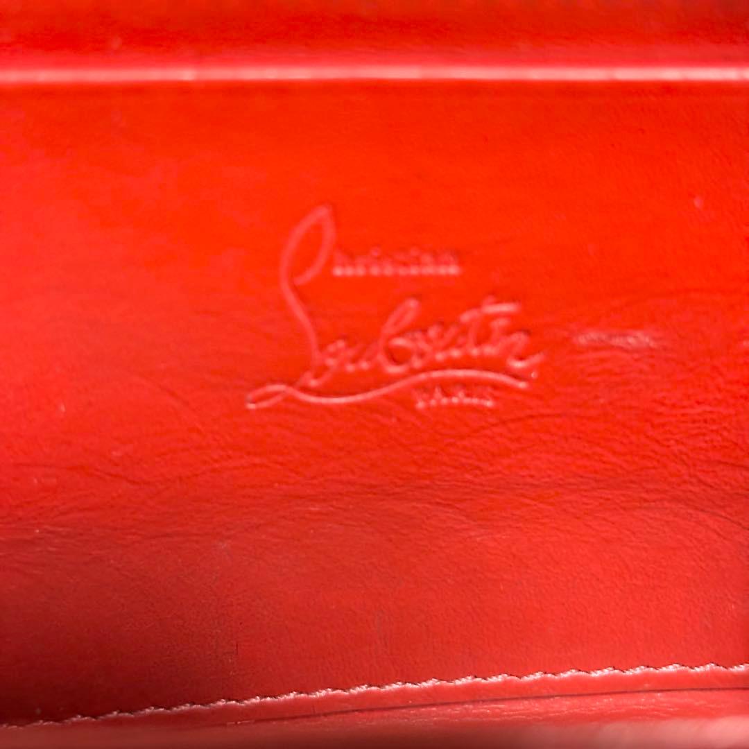 クリスチャンルブタン ケース 財布 ラウンドファスナー クラフトロゴ