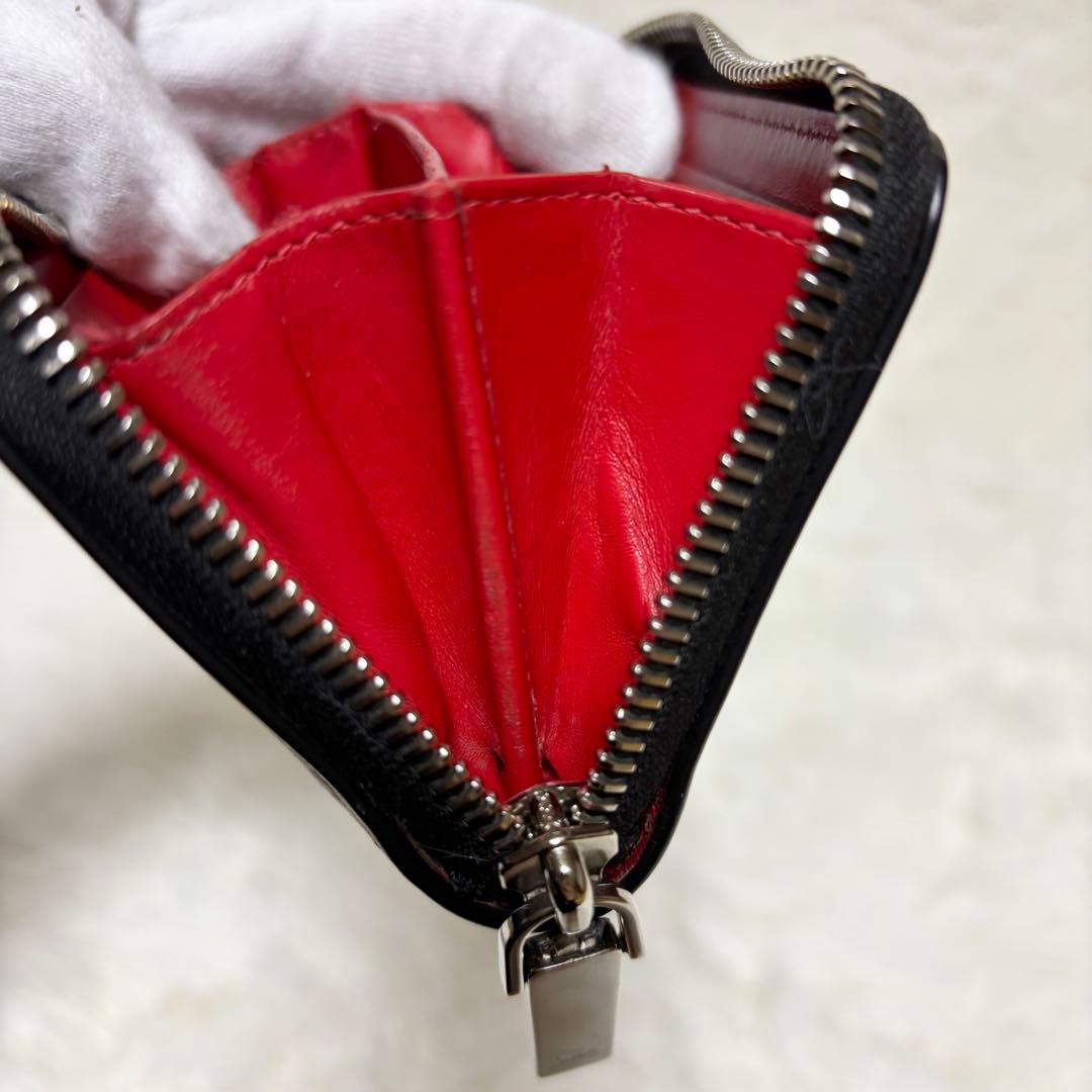 クリスチャンルブタン ケース 財布 ラウンドファスナー クラフトロゴ