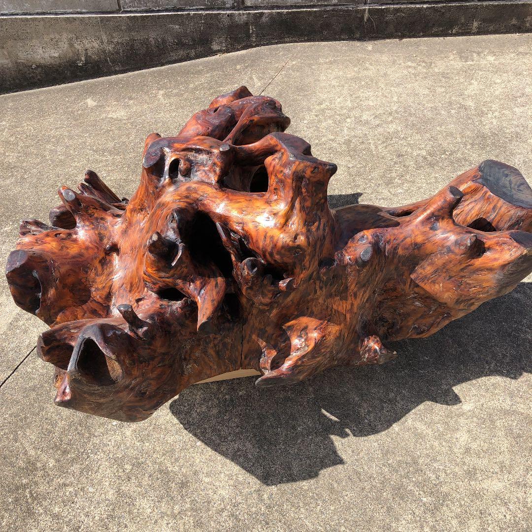 木のオブジェ　アート