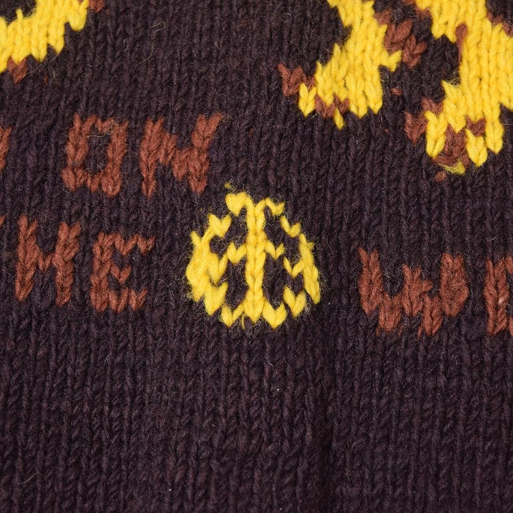 希少 TIGRE BROCANTE 手編み ハンドニット カウチン スーベニア