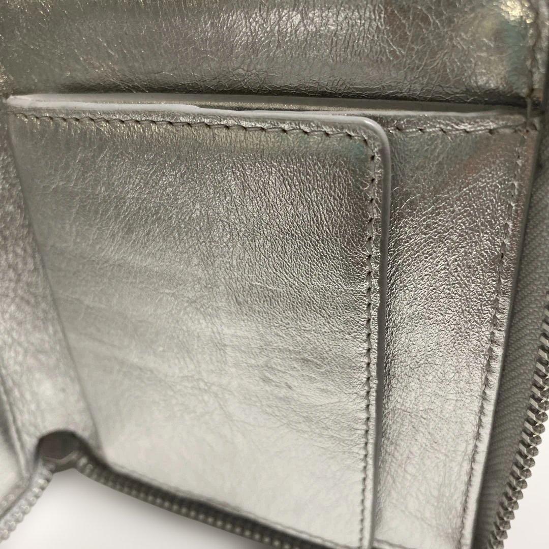 コムデギャルソン　二つ折財布　シルバー