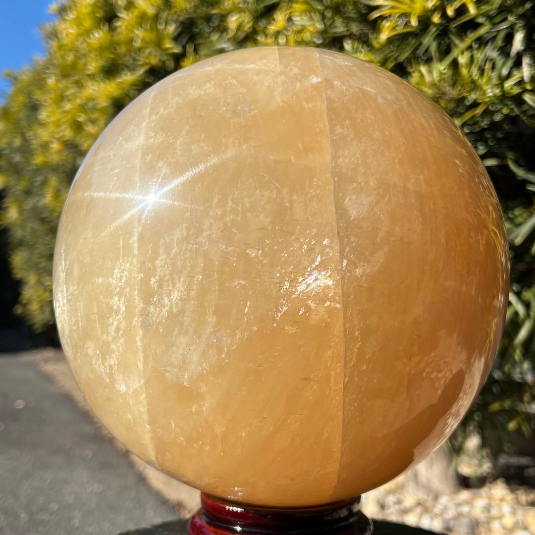 ✳️13.06kg‼️極大丸玉✨レインボー カルサイト 丸玉 天然石 パワーストーン