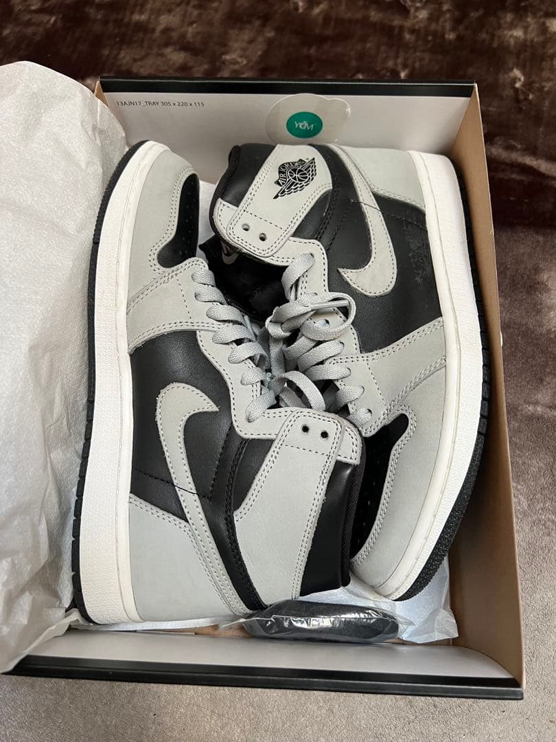 NIKE AIR JORDAN 1 グレー ブラック USA 8