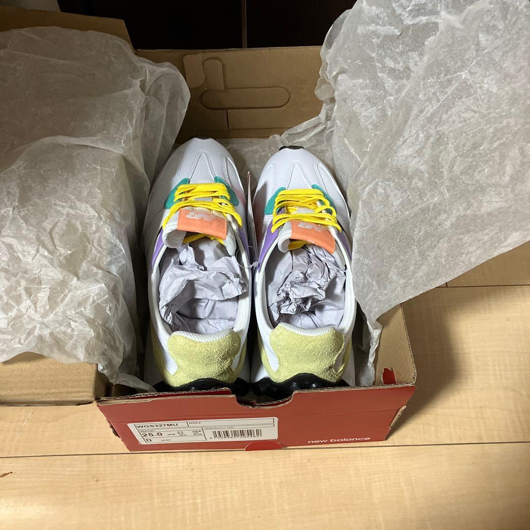 New Balance グリーン映え♡マルチカラー♡替え紐付き