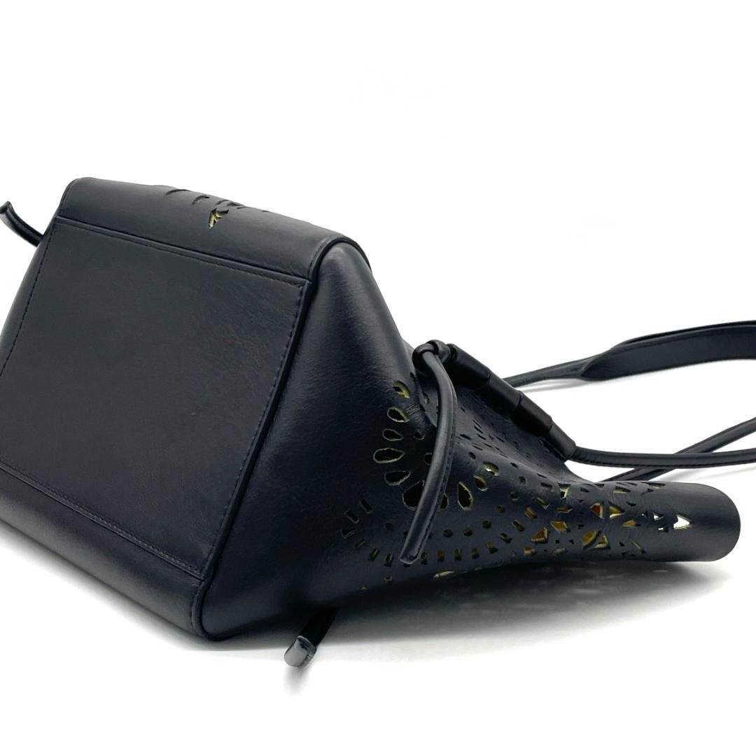 DRIES VAN NOTEN レザー トートバッグ ショルダー ブラック