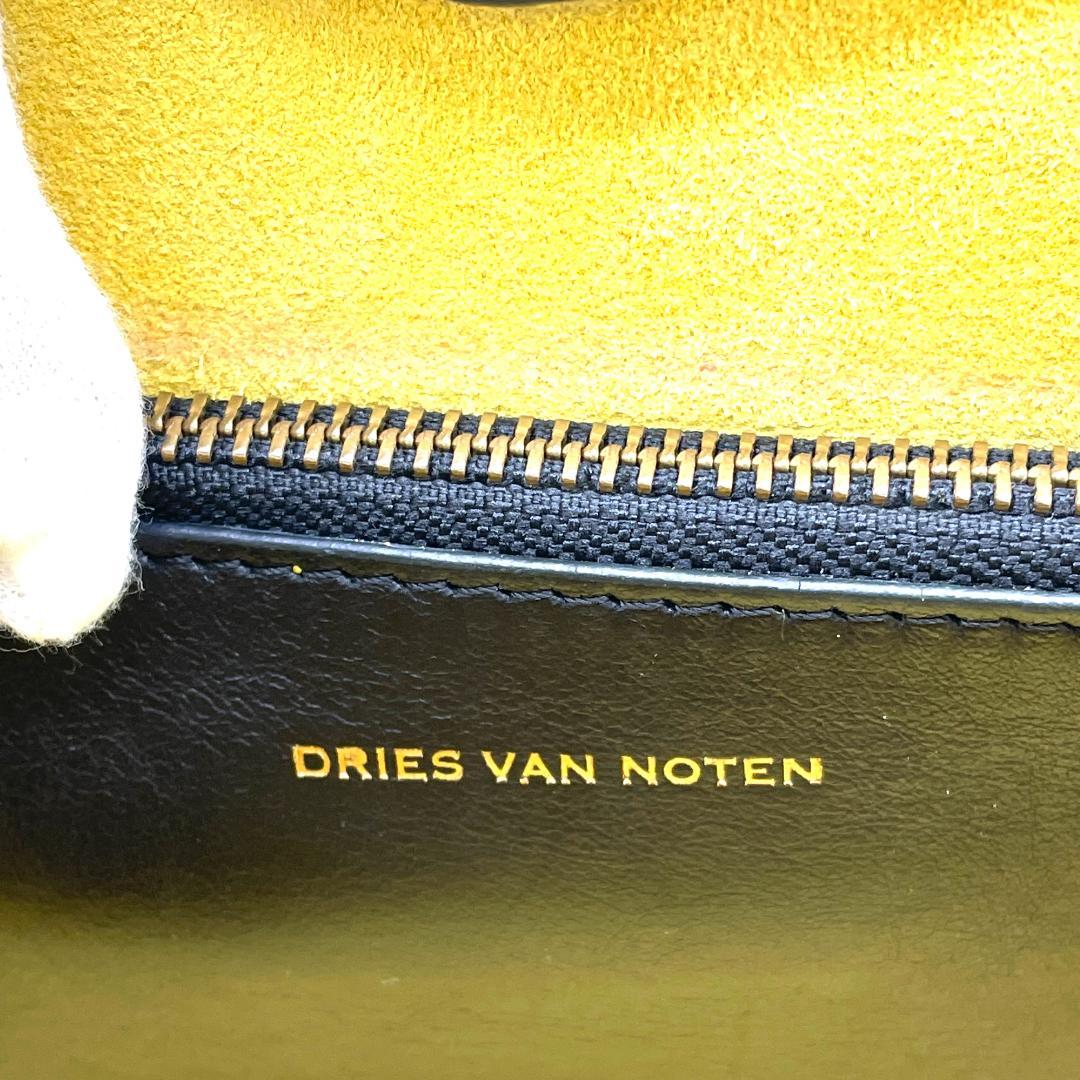 DRIES VAN NOTEN レザー トートバッグ ショルダー ブラック