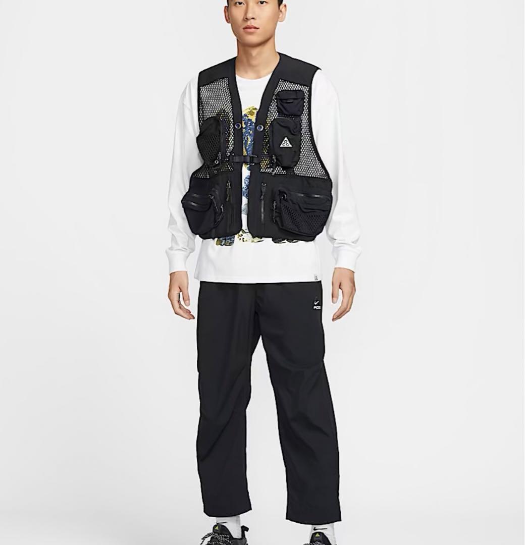 nike acg black iguana 2in1 ナイロンパンツ M