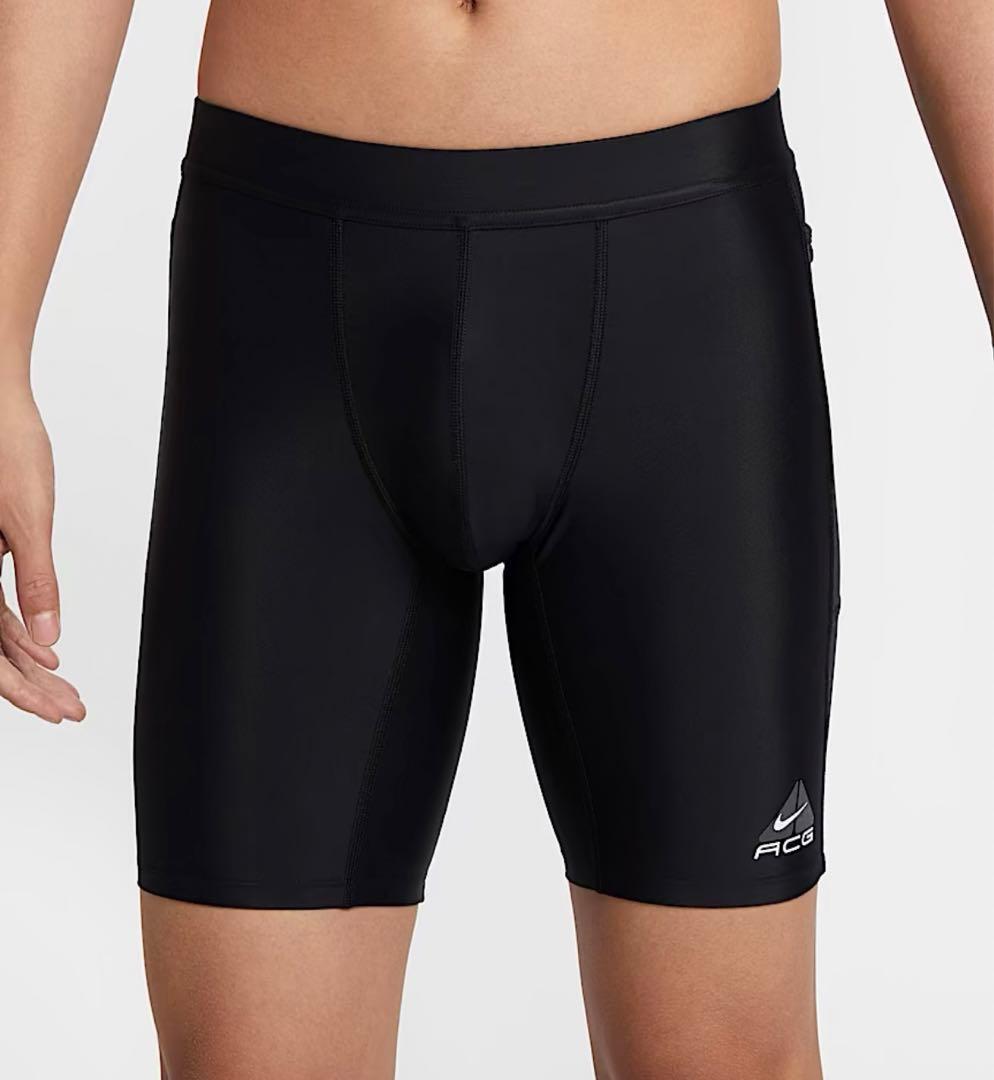 nike acg black iguana 2in1 ナイロンパンツ M