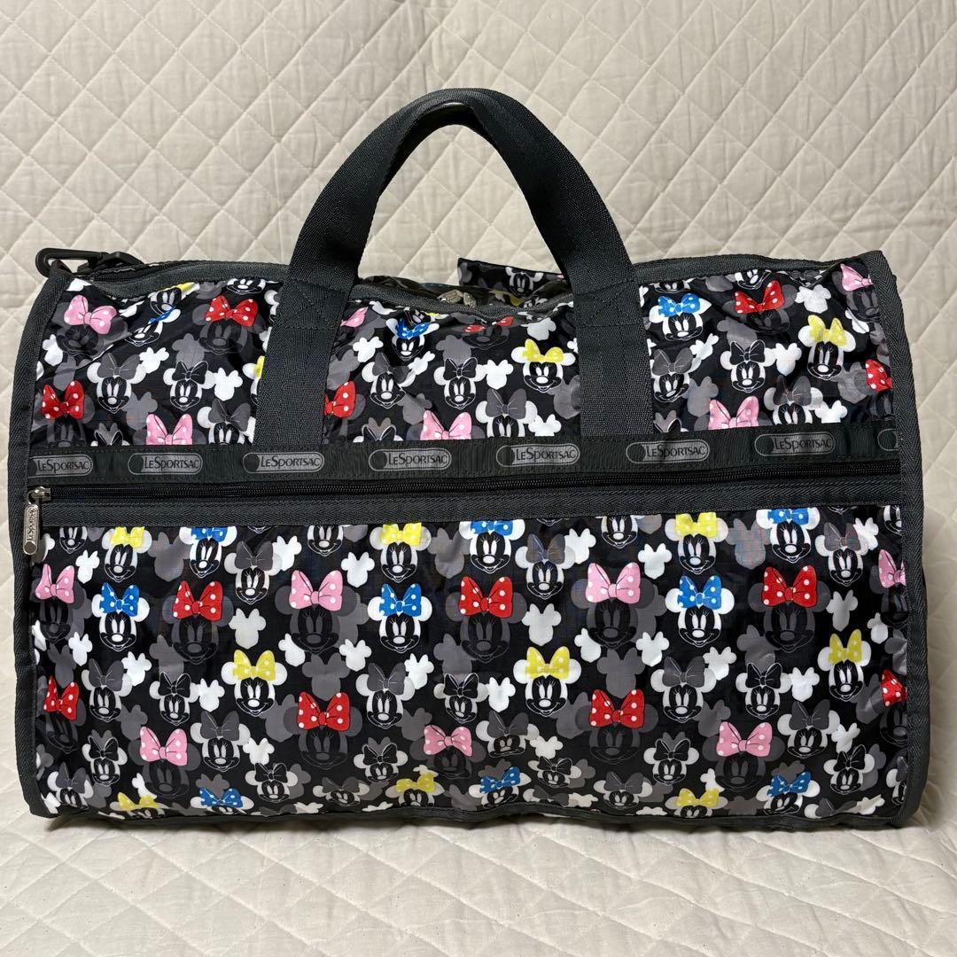 レスポートサック　ミニーロックスザドットLARGE WEEKENDER &ポーチ