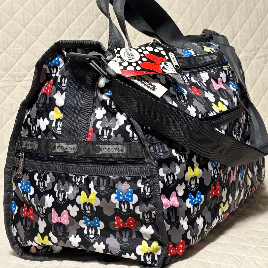 レスポートサック　ミニーロックスザドットLARGE WEEKENDER &ポーチ