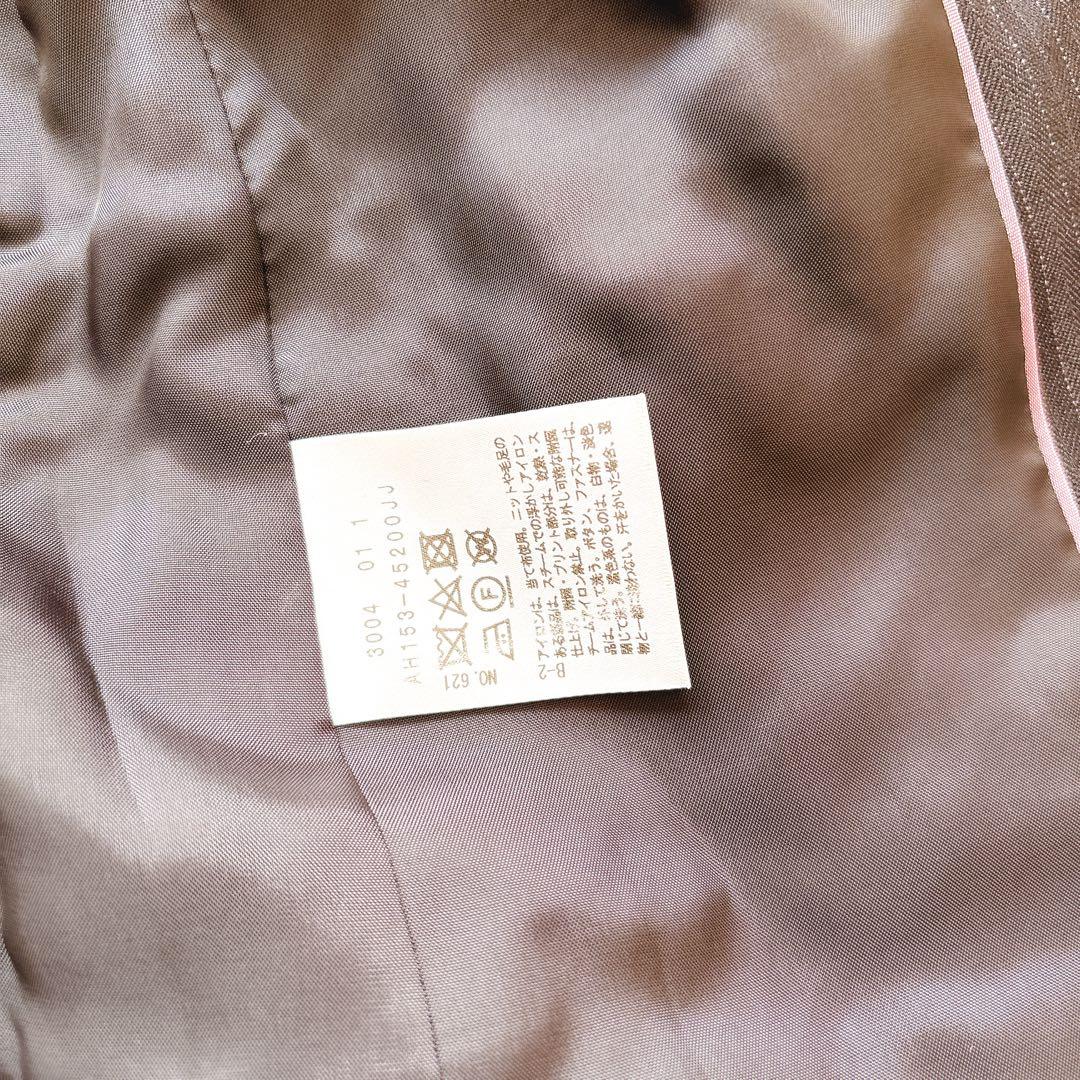 新品タグ付き 定価4万 2点　アンタイトル ストライプパンツスーツセットアップ