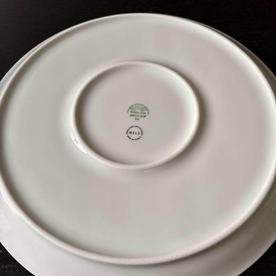 リモージュ焼き 花柄陶器皿 約30cm