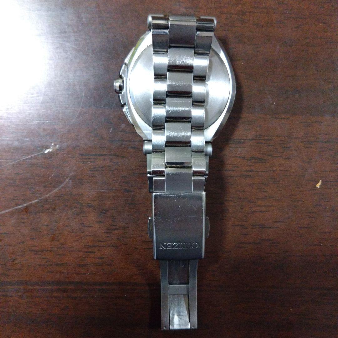 CITIZEN アテッサクロノグラフ 電波ソーラーチタン腕時計