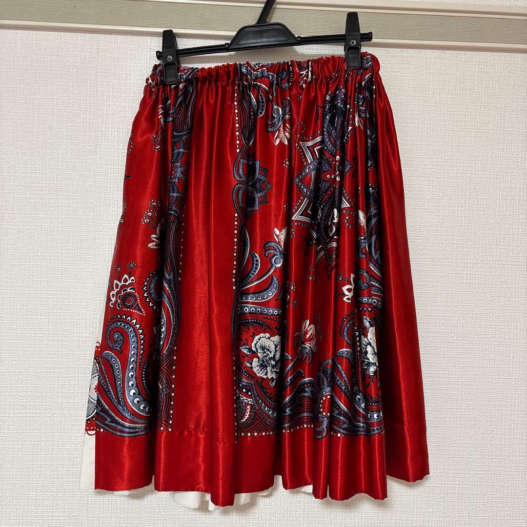 tao comme des garcons スカート　赤