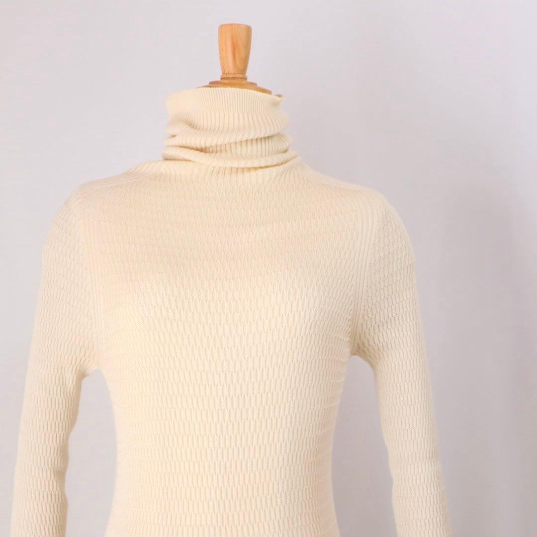 UNION LAUNCH THERMAL KNIT シルク タートルネックニット