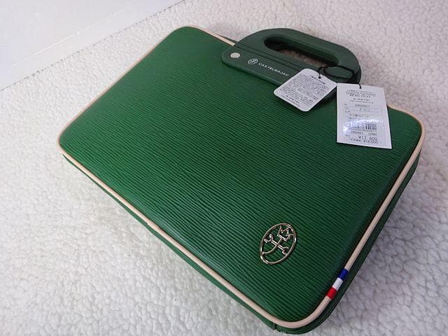 【新品本物】CASTELBAJAC ビジネスハンドバッグ/緑￥17,600-