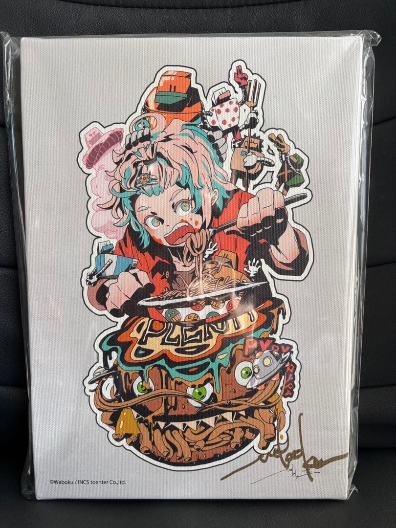 Waboku Pasta stock 直筆サイン入りキャンバスアート