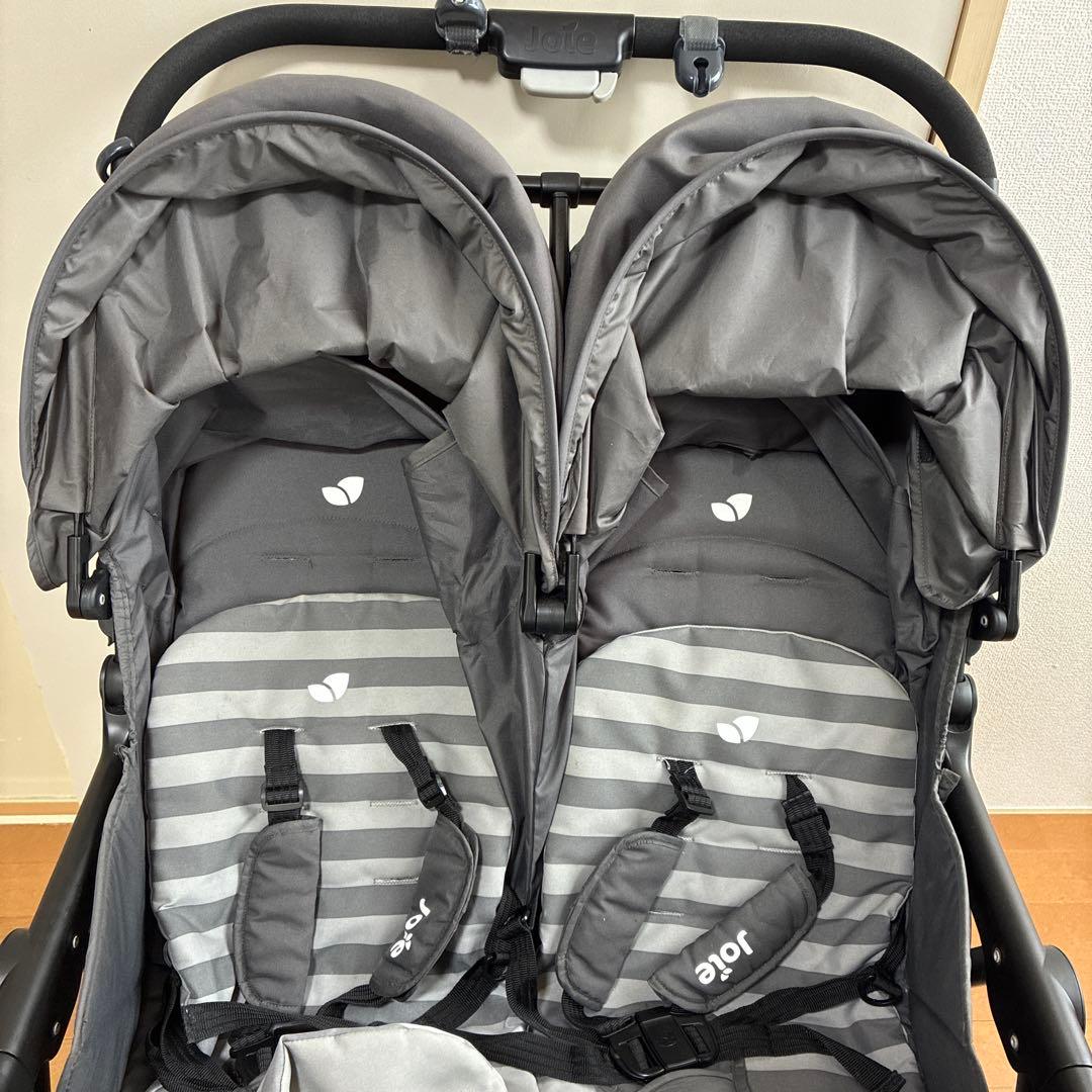【美品】joieジョイー軽量２人乗りベビーカー aire twinエアツイン
