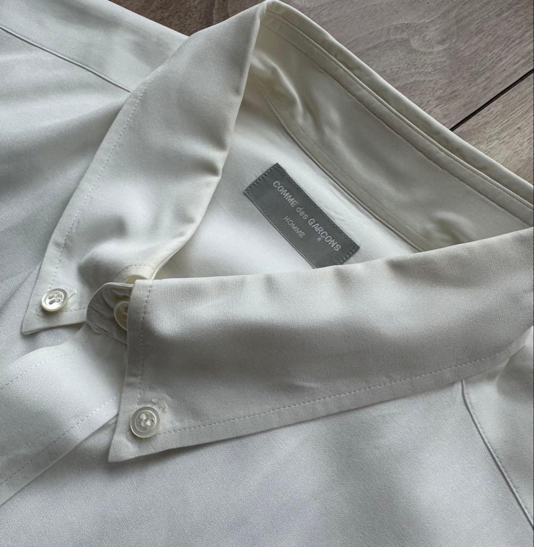 COMME des GARÇONS ホワイト長袖シャツ