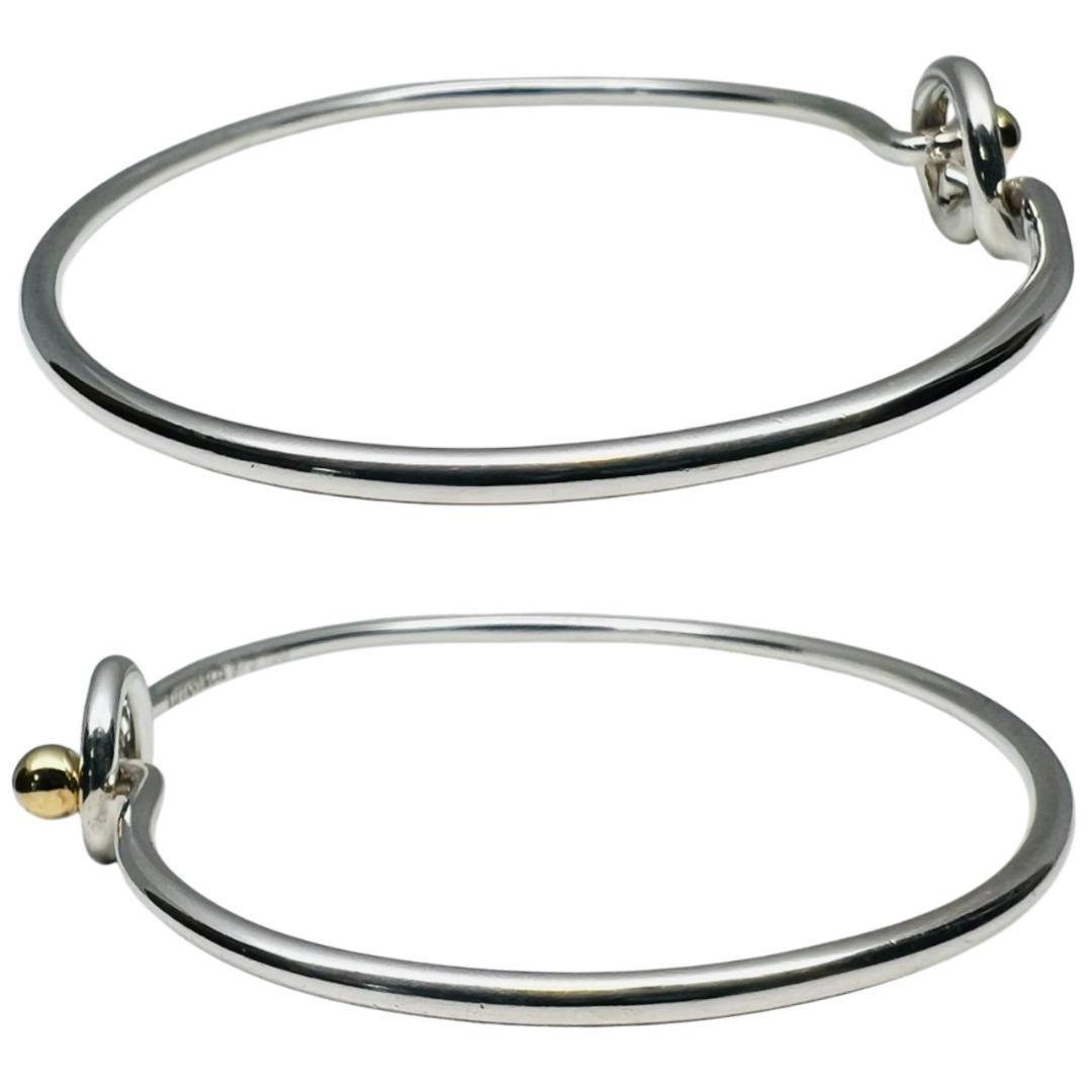 【極美品】TIFFANY ブレスレット ラブノット 925 750 コンビ