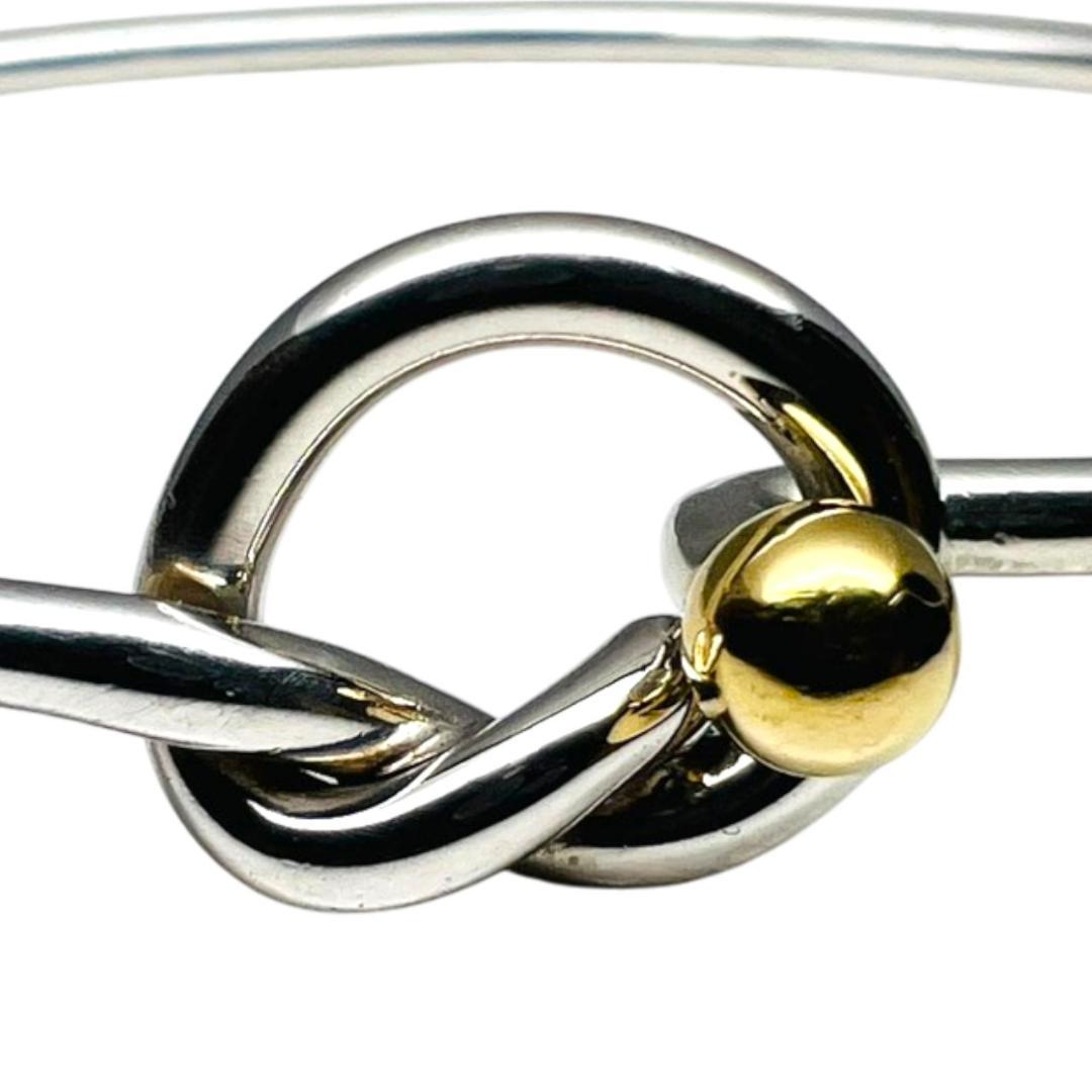 【極美品】TIFFANY ブレスレット ラブノット 925 750 コンビ