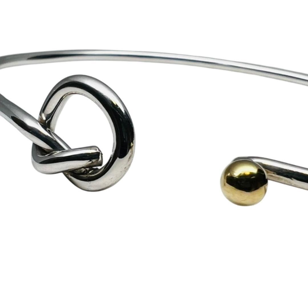 【極美品】TIFFANY ブレスレット ラブノット 925 750 コンビ