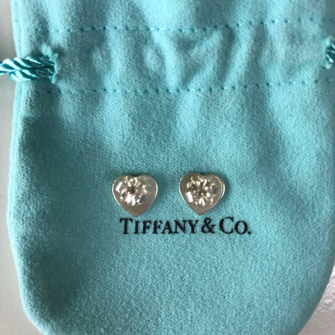 【Tiffany & Co. 】ハート型ピアス シルバー925
