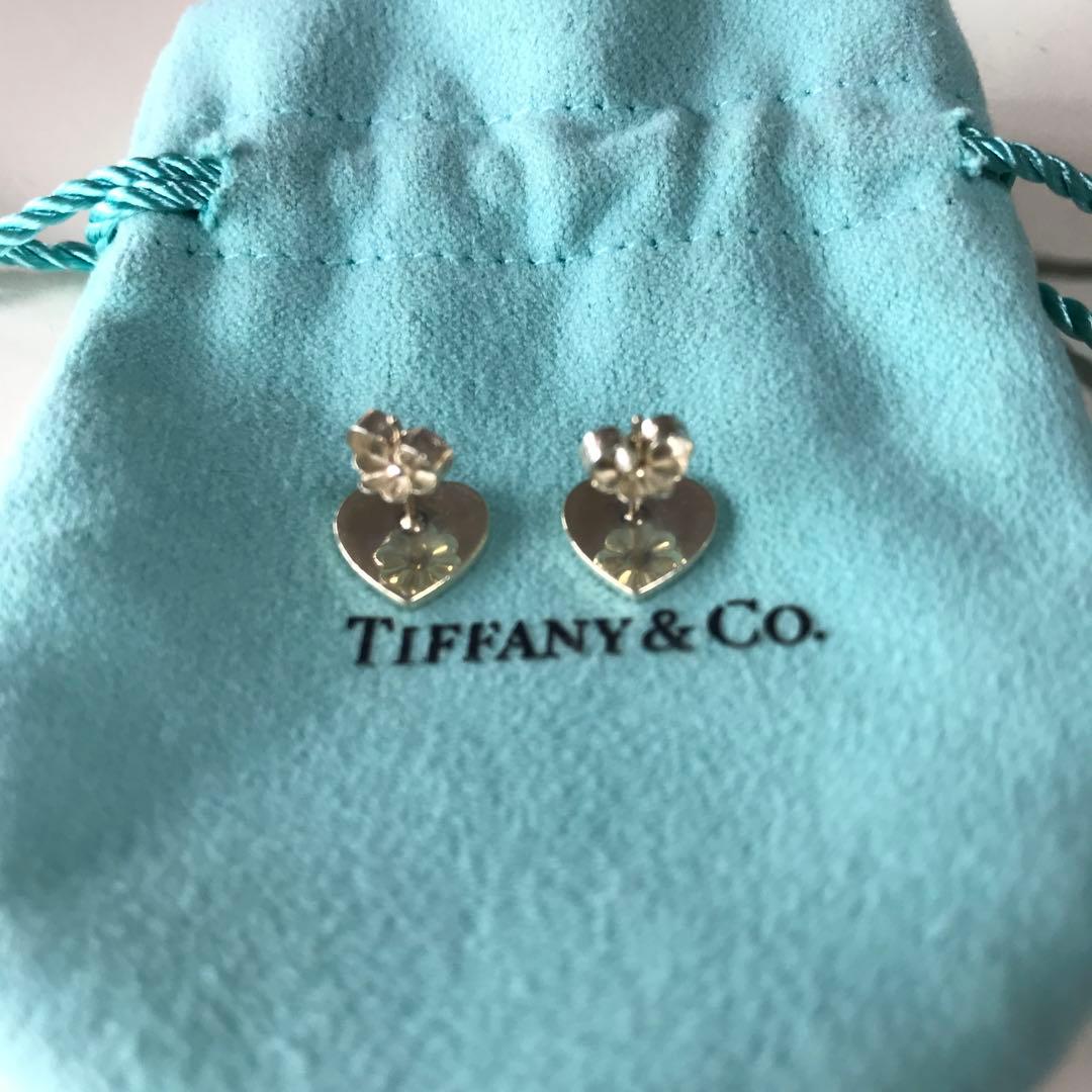 【Tiffany & Co. 】ハート型ピアス シルバー925