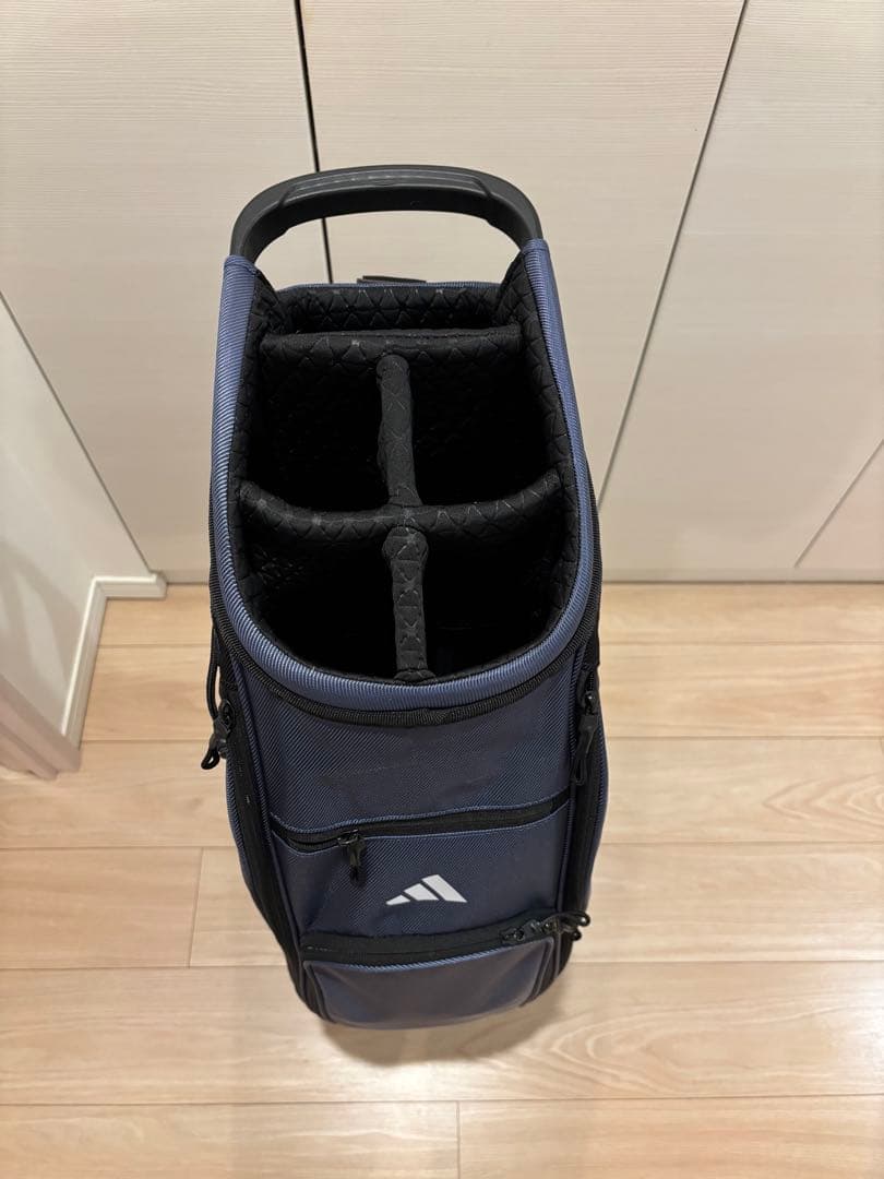 adidas ネイビー キャディバッグ