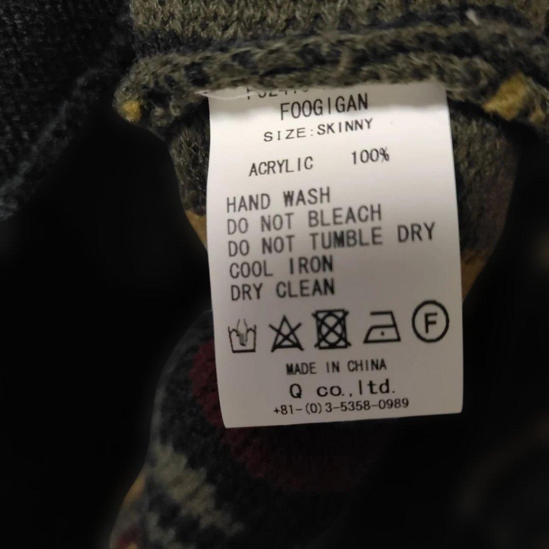 未使用に近い極美品 FAT 3Dニットカーディガン サイズSKINNY(L)