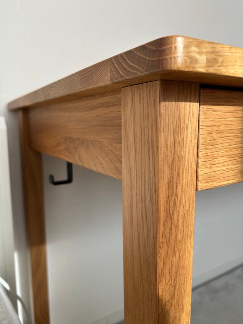 【直接引取り限定】無印良品　木製デスク　オーク材