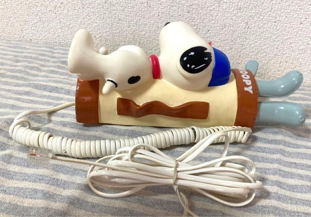 90's VTG＊ゴルファーSNOOPY＊3-D PHONE＊PEANUTS電話