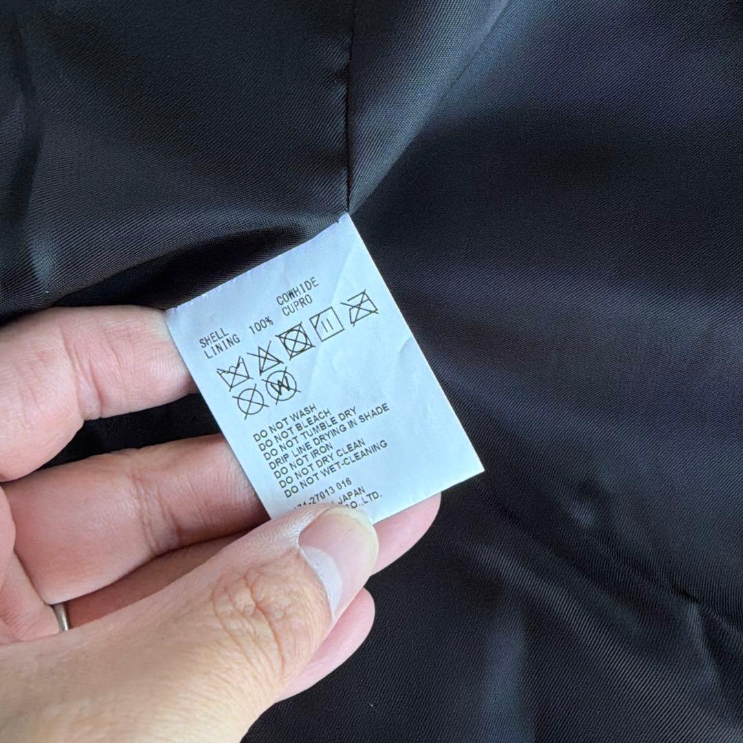 HYKE 別注 Motorcycle Leather Jacket