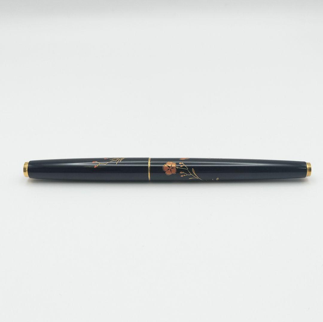 【S】PILOT 万年筆 ペン先 14K 平蒔絵 國光会 コンバーター 箱付