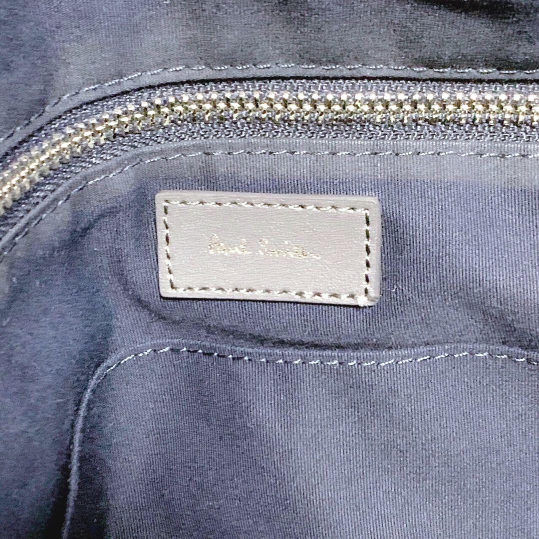 美品 ポールスミス トートバッグ 大容量 ブラック 肩掛け A4可 PVCレザー