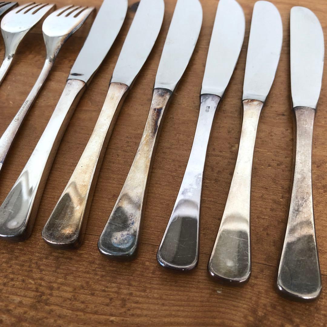 berndorf ナイフ＆フォーク　12本セット　シルバープレート　ベルンドルフ