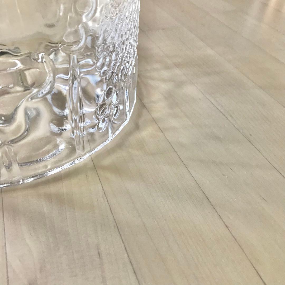 ヌータヤルヴィ　フローラ　ボウル　クリア　15cm　フロストベリー　ステッカー