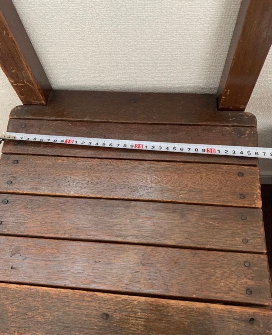 古家具古道具 家具 チェア スツール　木製　スクール椅子