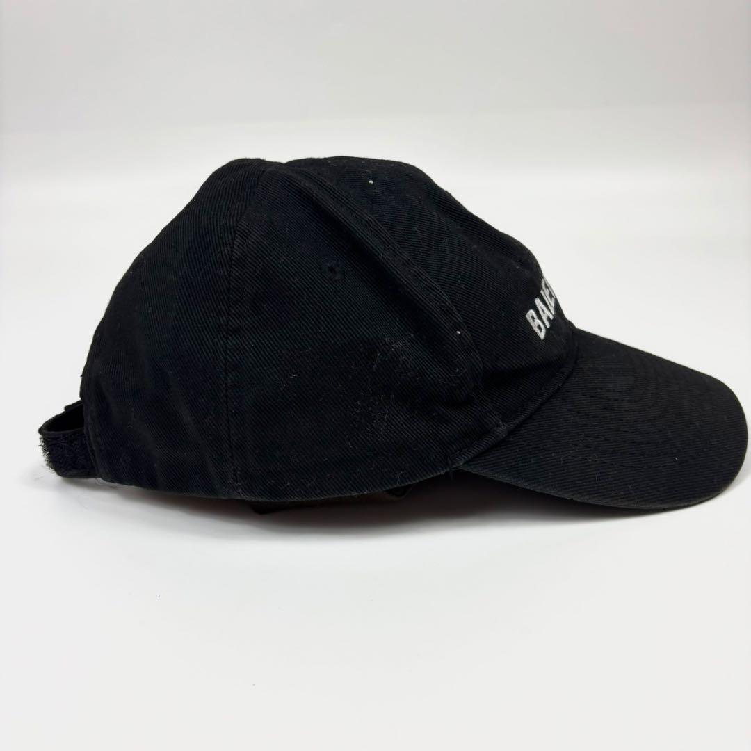 【美品】バレンシアガ　キャップ　ブラック　Lサイズ