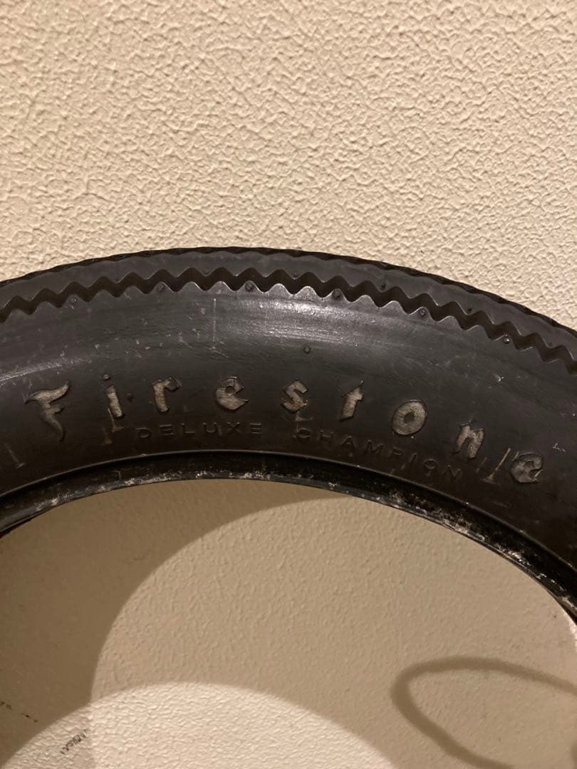 firestone タイヤ　4.50-18 ヴィンテージタイヤ