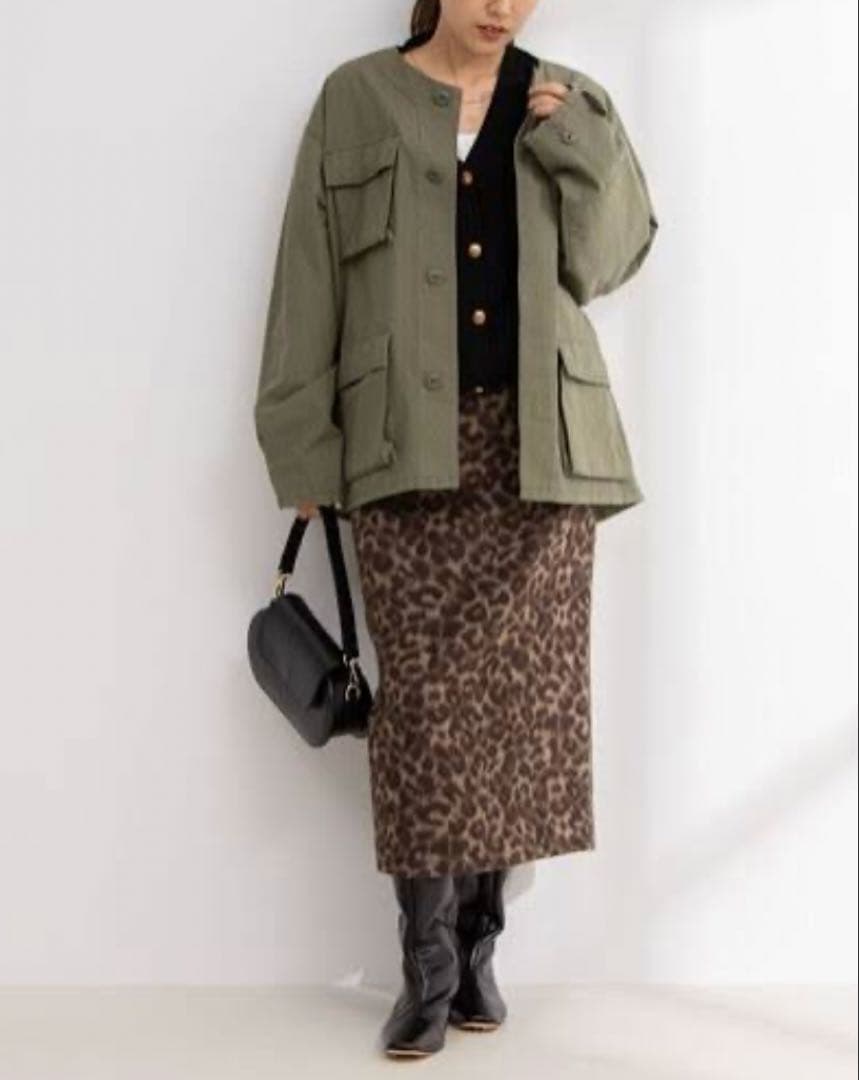 新品未使用　24AW Rie Miller ミリタリージャケット