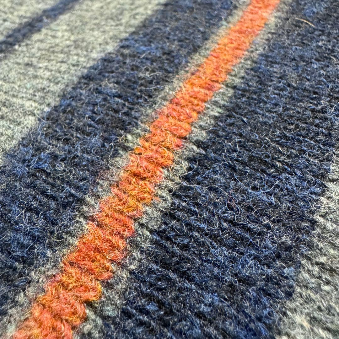 極美品✨ RRL ダブルアールエル マフラー ボーダー ウール