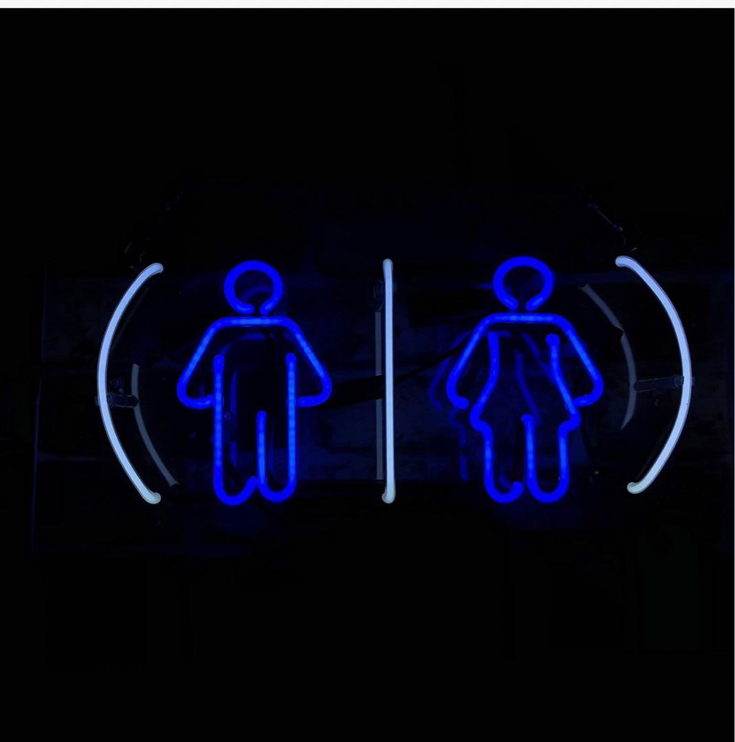 ネオンサイン、トイレ標識　NEON SIGN  オーダーメイド　ギフトカフェ