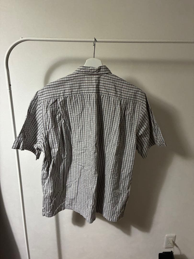 COMME des GARCONS HOMME 田中オム 半袖チェックシャツ