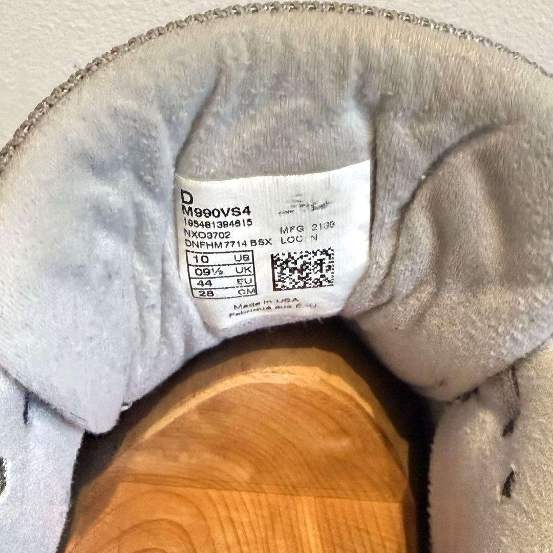 New Balance M990VS4 グレー 10 USA 28cm