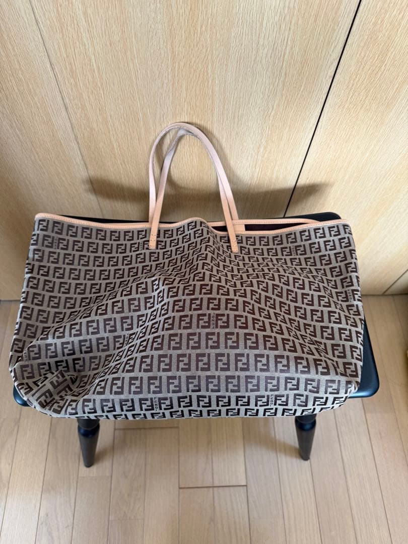 Fendi ズッキーニ柄 ロールバッグ トートバッグ