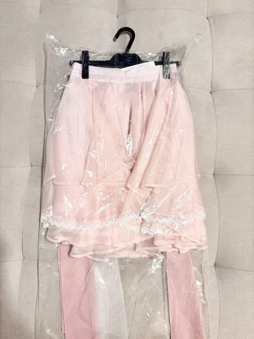 mellfy memory Fairy dress up sheer スカート